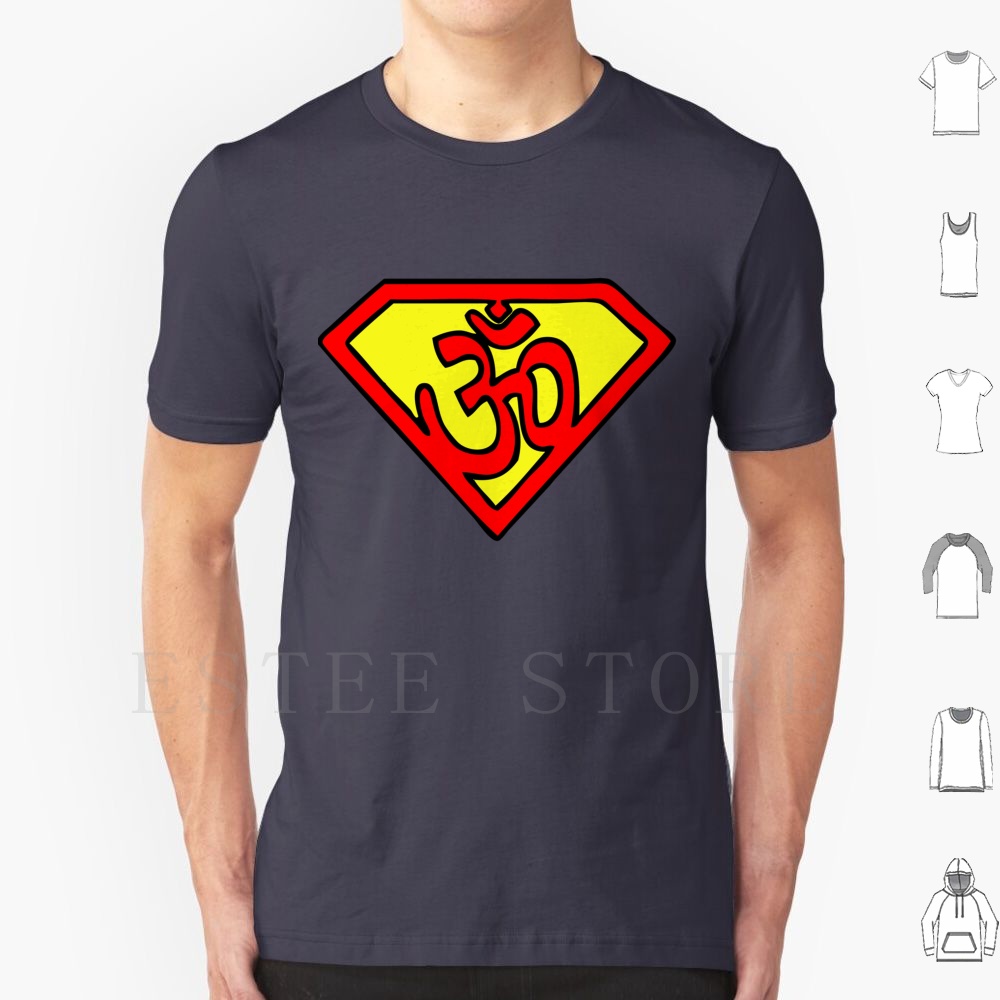 Zen Yoga Fitness - Super Om Symbol T Shirt Druck