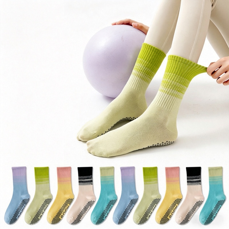 Yoga Fitness Usa - Dreamlikelin 1 Paar Damen-Yoga-Socken, Wadenlange Socken