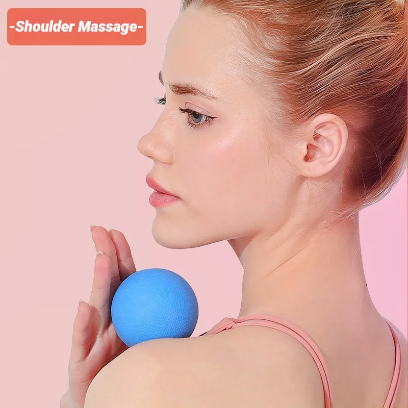 Yoga Fitness Ball - TPE 6CM Faszienball Tiefengewebe Muskelentspannung Übung