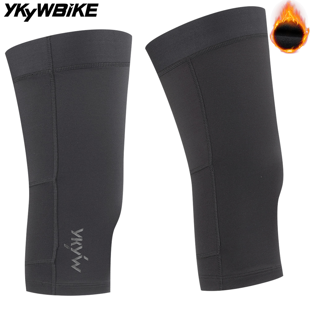 Knee Sleeve Compression - YKYWBIKE Winter Radfahren Kniewärmer Kurzer Beinschutz