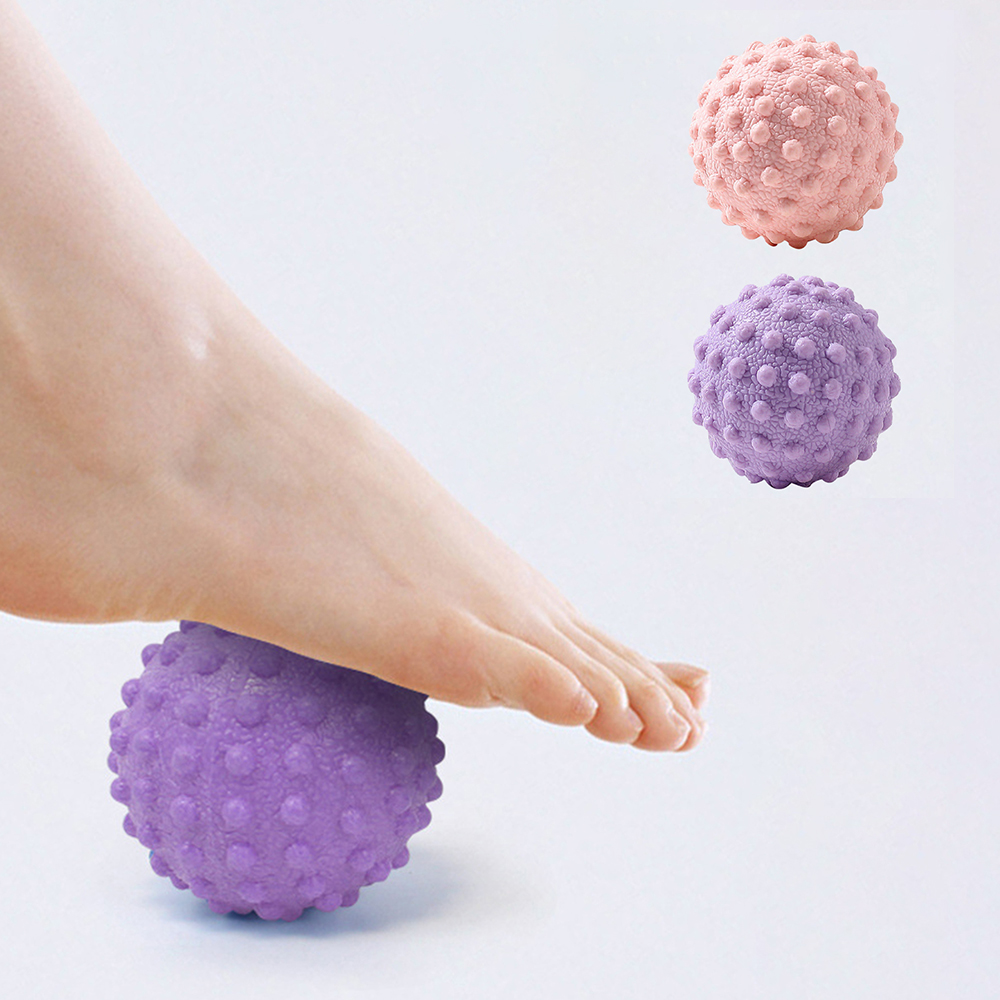 Yoga Fitness Ball - Faszienball Erhöhter Punkt Massageball TPR Haltung