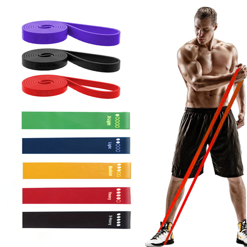 Figure 8 Resistance Band - 8-teiliges Latex-Spannband für Yoga und Fitness,