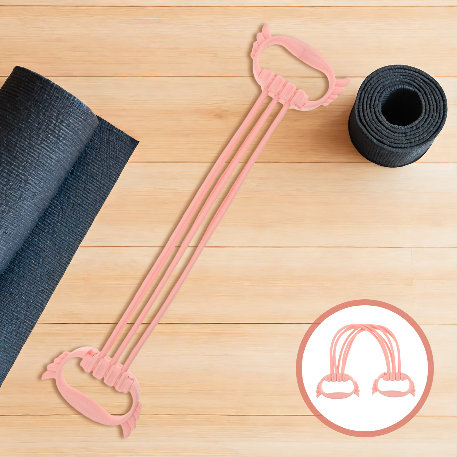 Figure 8 Resistance Band - Verstellbares Widerstandsband in 8er-Form, elastisch, 15-90