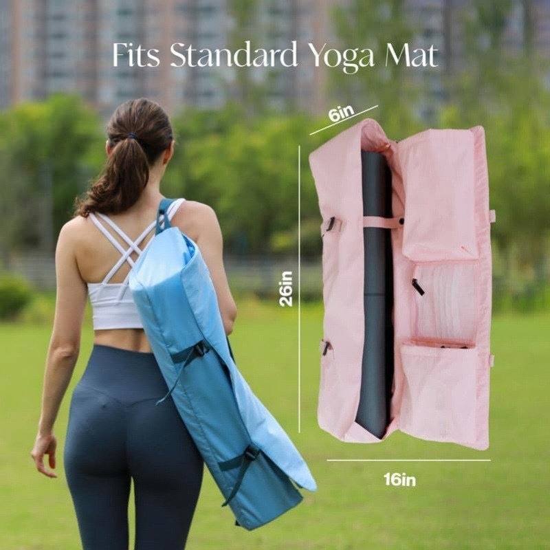 Yoga Fitness Usa - Yoga-Tasche, Yogamatten-Aufbewahrungstasche, mit verstellbarer Freizeit-Fitness-Tasche