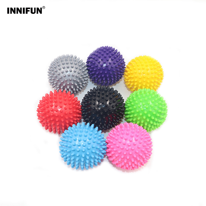 Yoga Fitness Ball - 7cm Stacheliger Massageball Fitness Yoga Muskelentspannungswerkzeug,