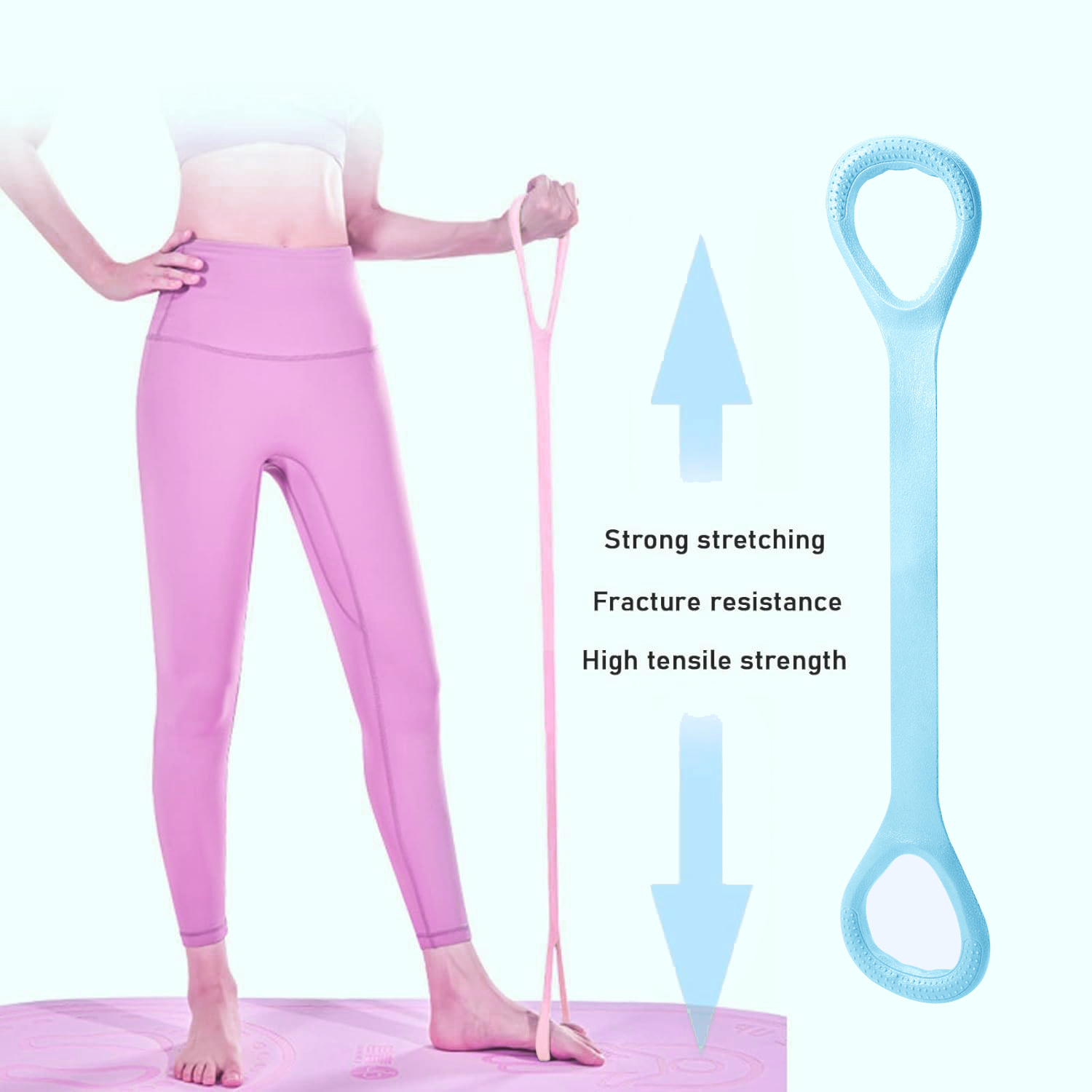 8-teiliges Fitness-Widerstands – Figure 8 Resistance Band Bewertung und Preis