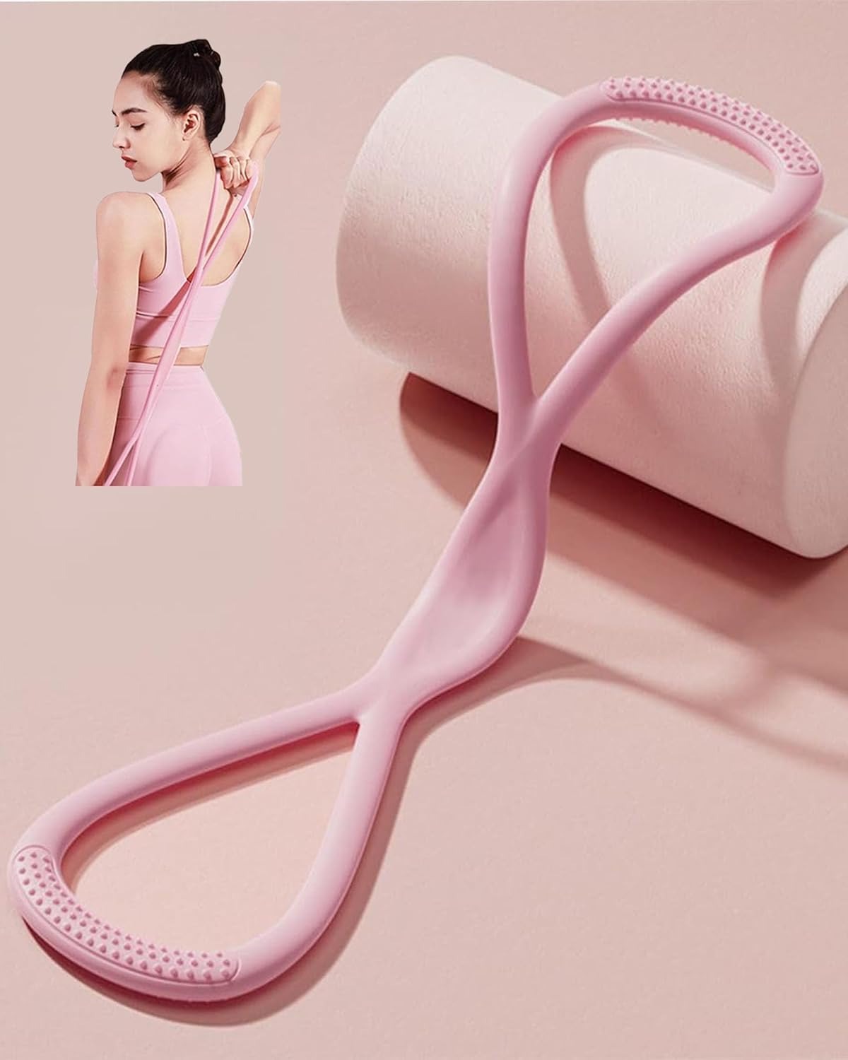 Figur-8 Yoga-Widerstandsband,  – Figure 8 Resistance Band Bewertung und Preis