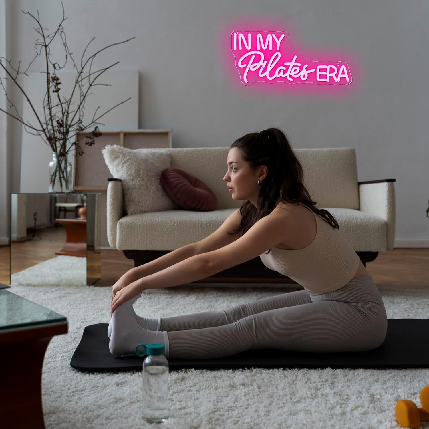 In My Pilates Era Neonschild D – Yoga Fitness Room Bewertung und Preis