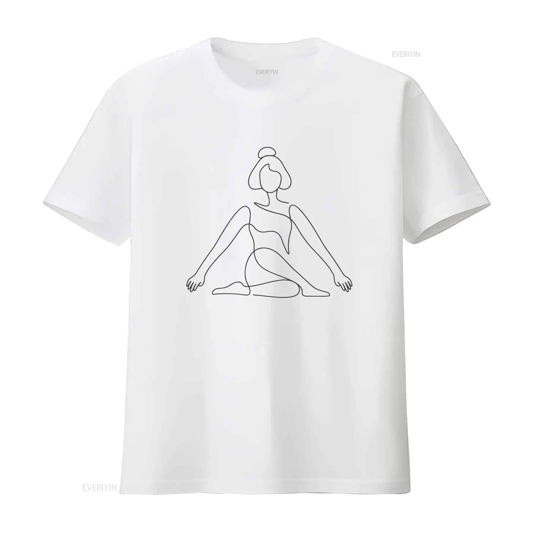One Line Yoga Pose T-Shirt, mi – Zen Yoga Fitness Bewertung und Preis