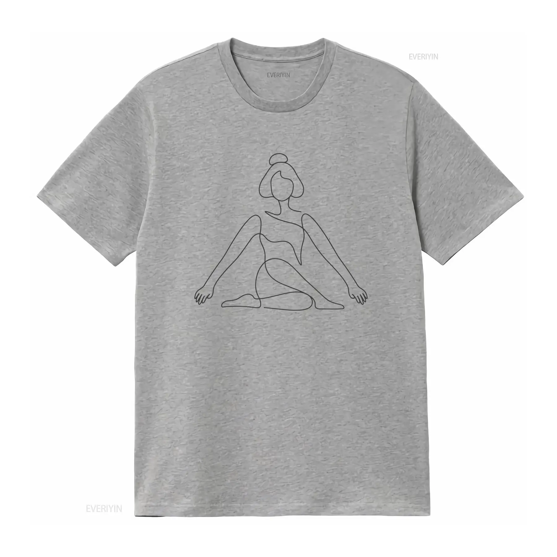 One Line Yoga Pose T-Shirt, mi – Zen Yoga Fitness Bewertung und Preis