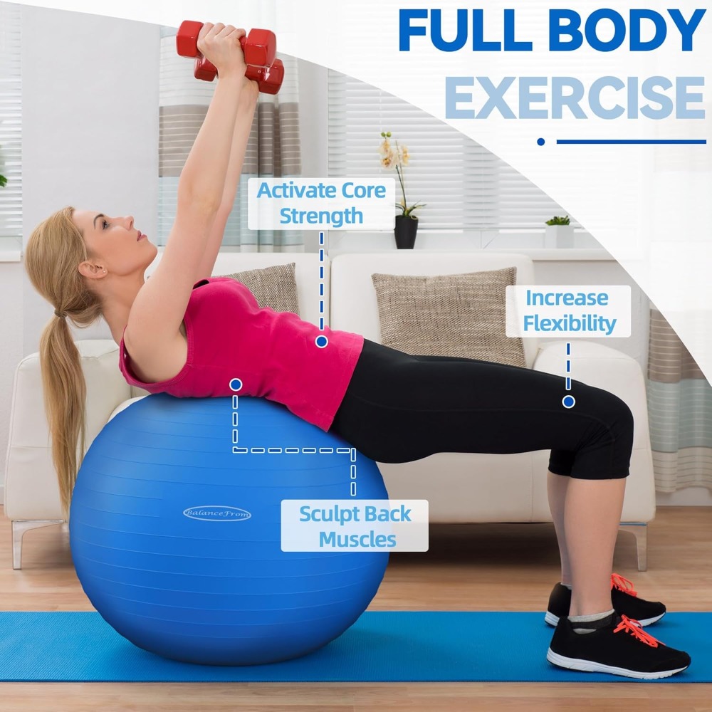 Anti-Burst Rutschfester Übungs – Yoga Fitness Ball Bewertung und Preis