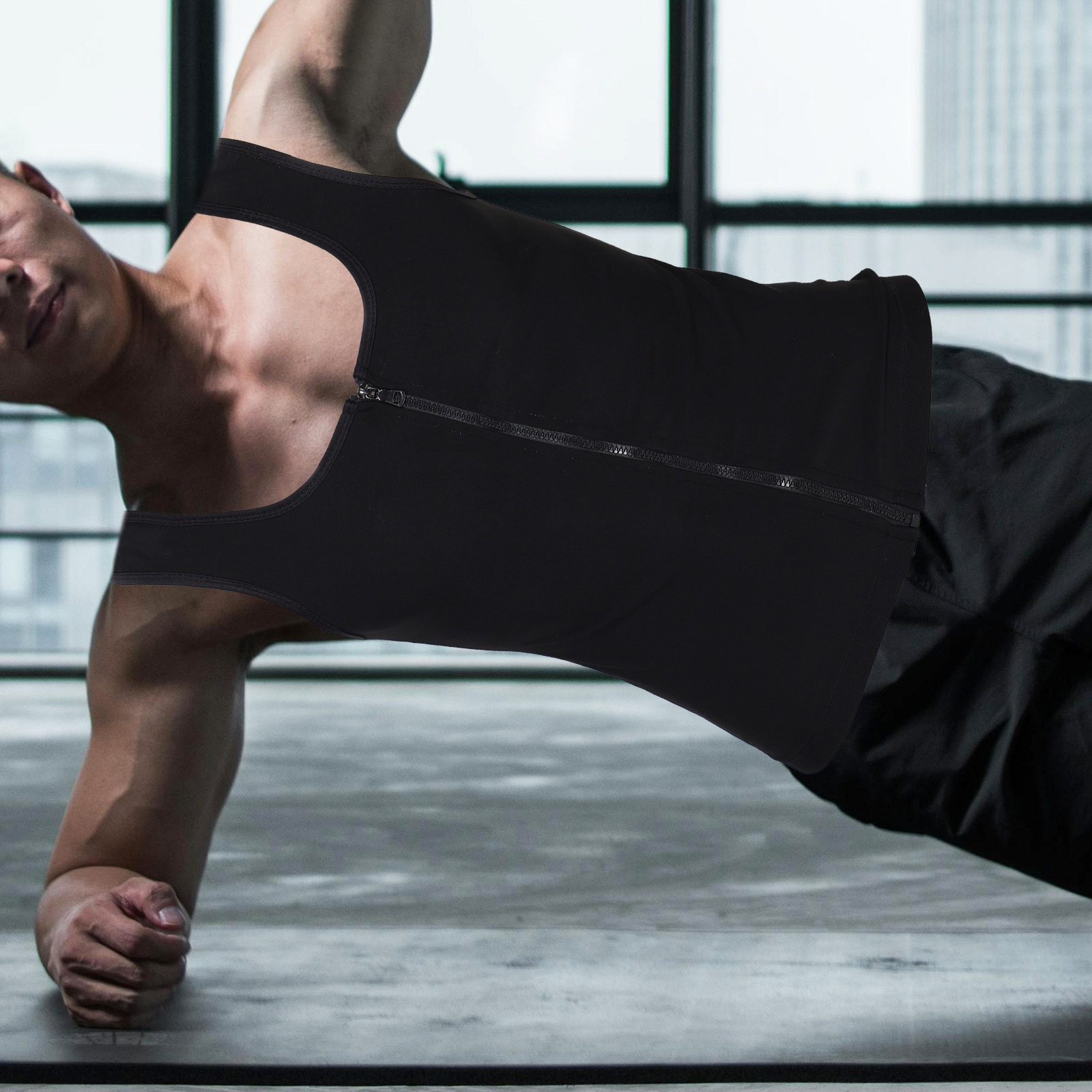 Herren Reißverschluss-Schwitzw – Yoga Fitness Workout Bewertung und Preis