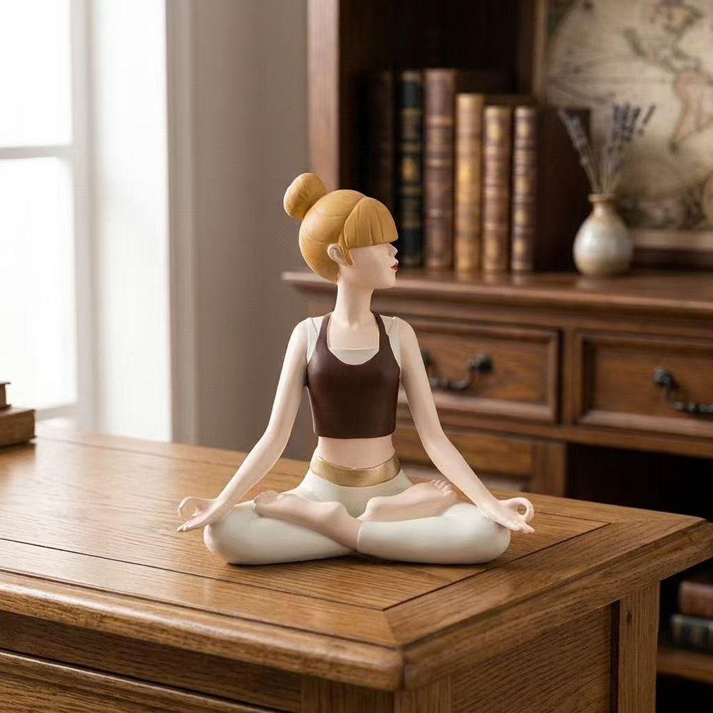 Yoga-Mädchen-Statue, Sandstein – Zen Yoga Fitness Bewertung und Preis
